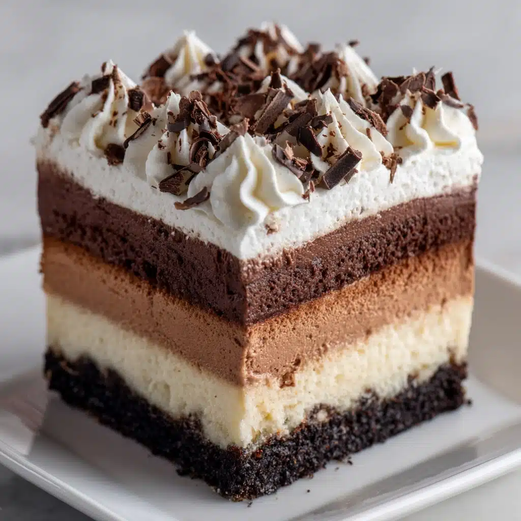 No-Bake Chocolate Mousse Bars Recipe - Recipe Image