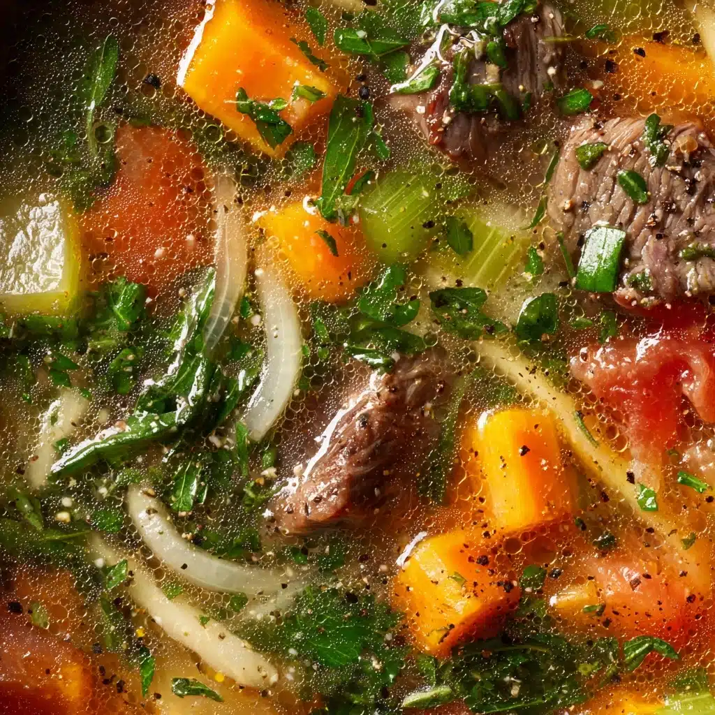 BEST Vegetable Beef Soup Recipe - Recipe Image