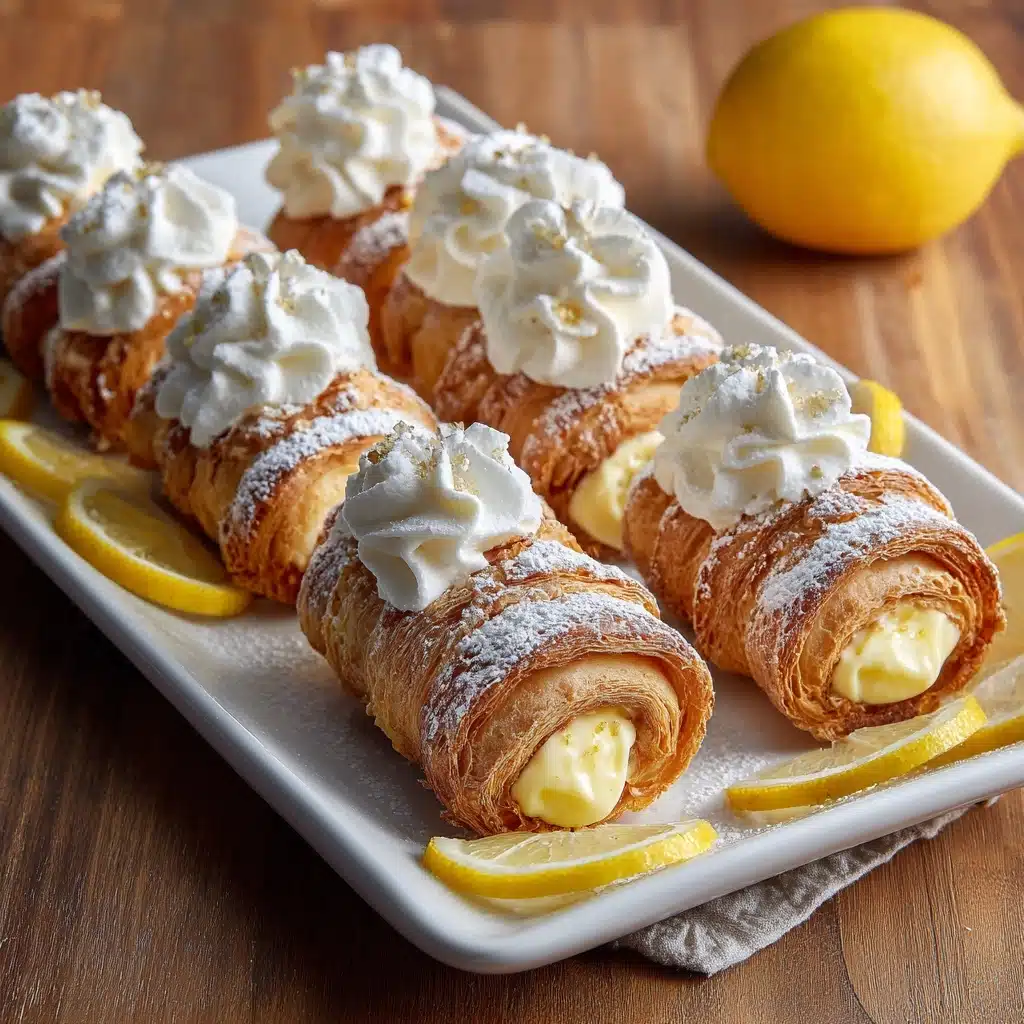 Lemon Meringue Pie Cannolis Recipe - Recipe Image