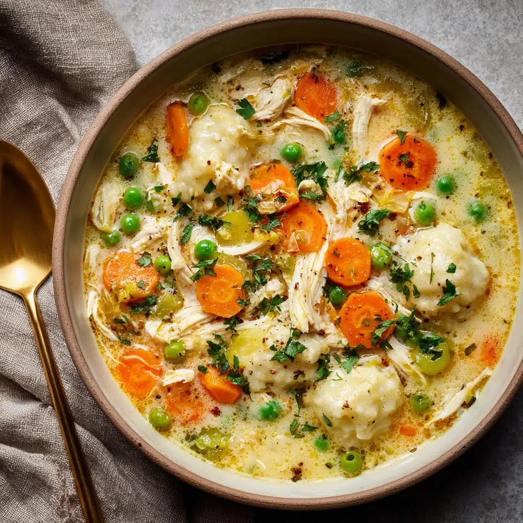 Healthy Chicken Pot Pie Soup Recipe