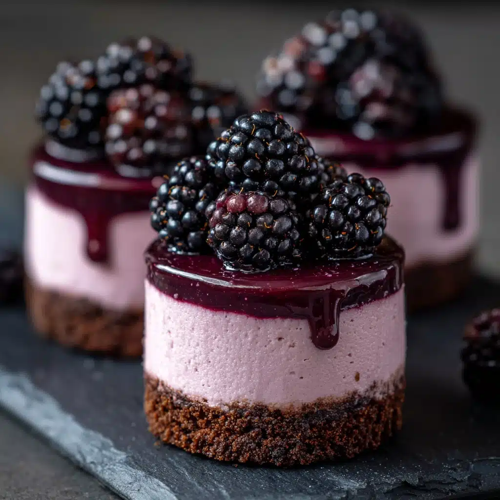 Blackberry Mini Cheesecakes Recipe