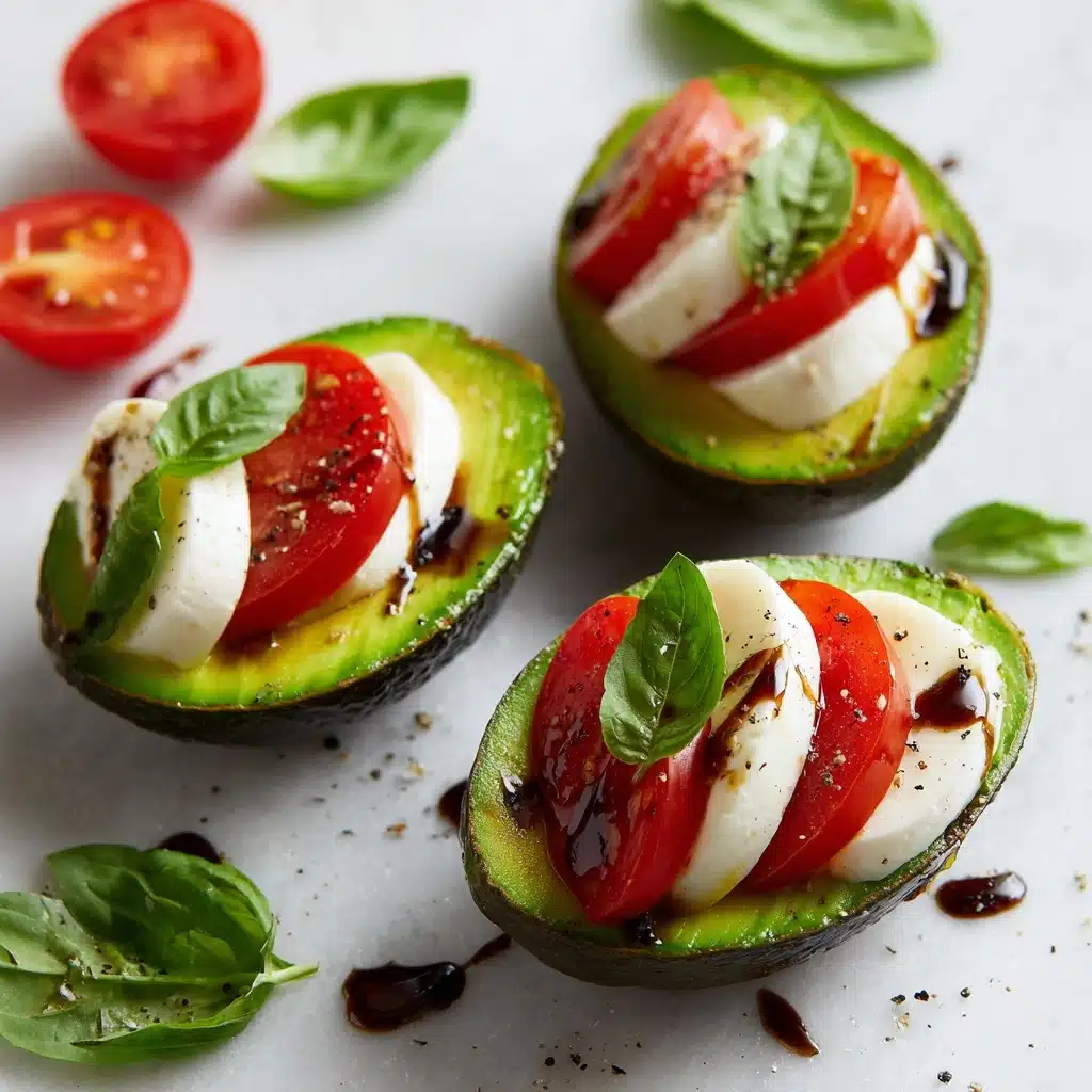 Caprese Stuffed Avocados Recipe