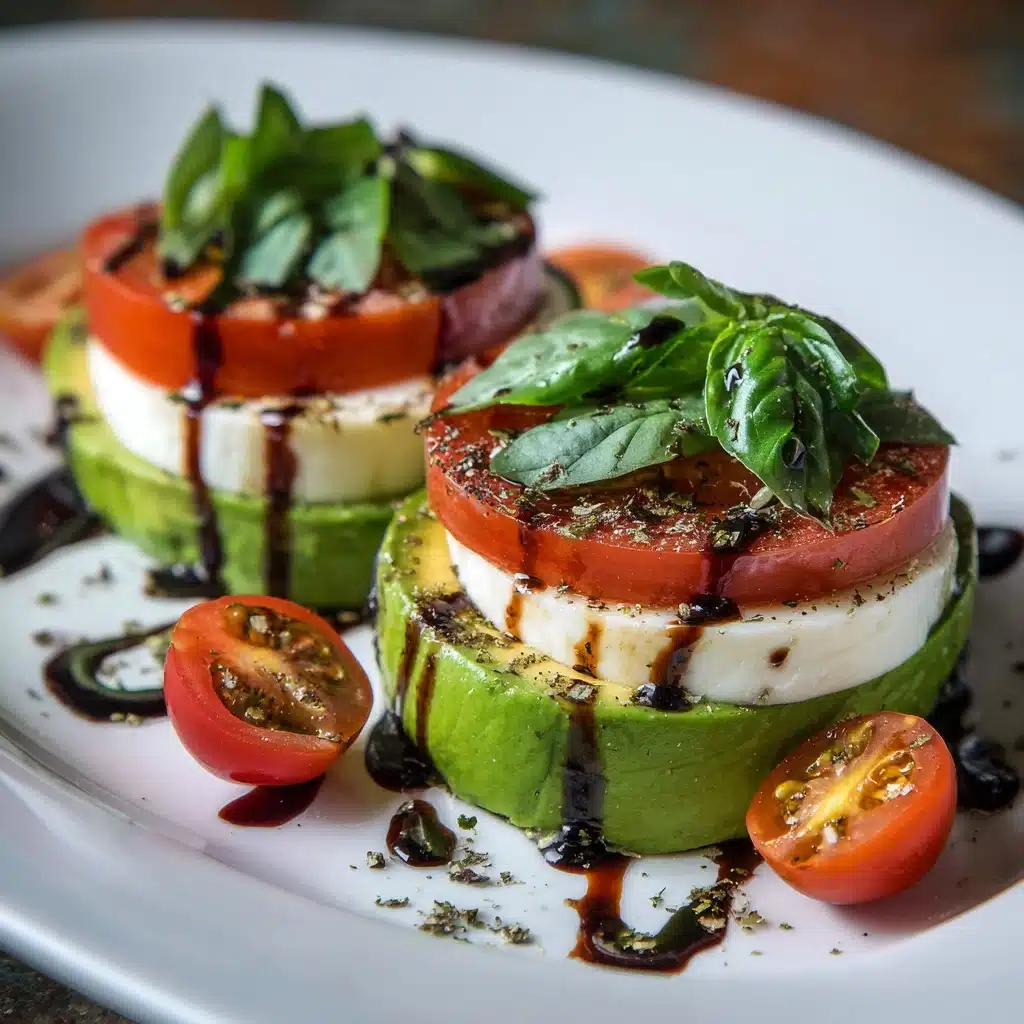 Caprese Stuffed Avocados Recipe - Recipe Image