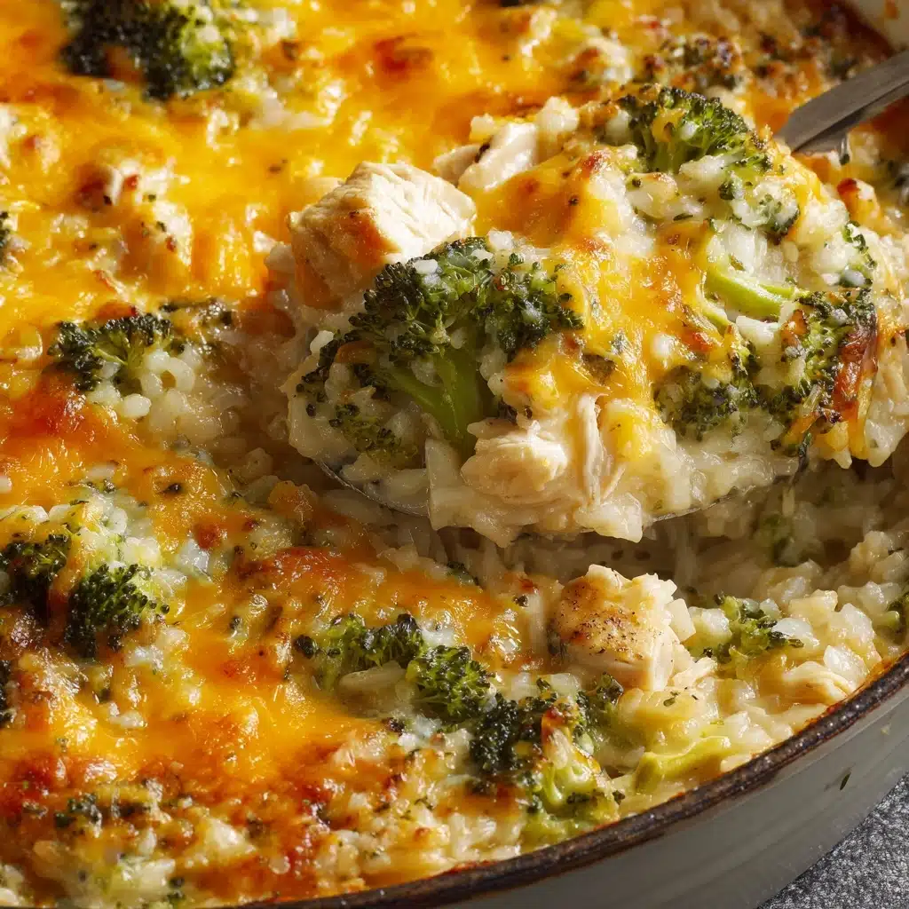 Cheesy Broccoli Chicken and Rice Casserole Recipe