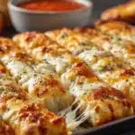 Homemade Cheesy Breadsticks Recipe
