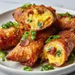 Mini Jalapeno Popper Egg Rolls Recipe