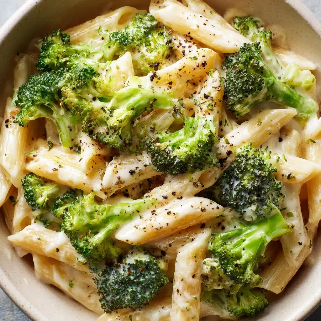 Creamy & Cheesy Broccoli Pasta Recipe - Recipe Image