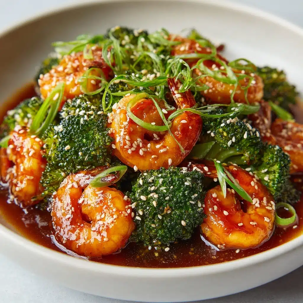 Honey Garlic Shrimp, Sausage & Broccoli Recipe