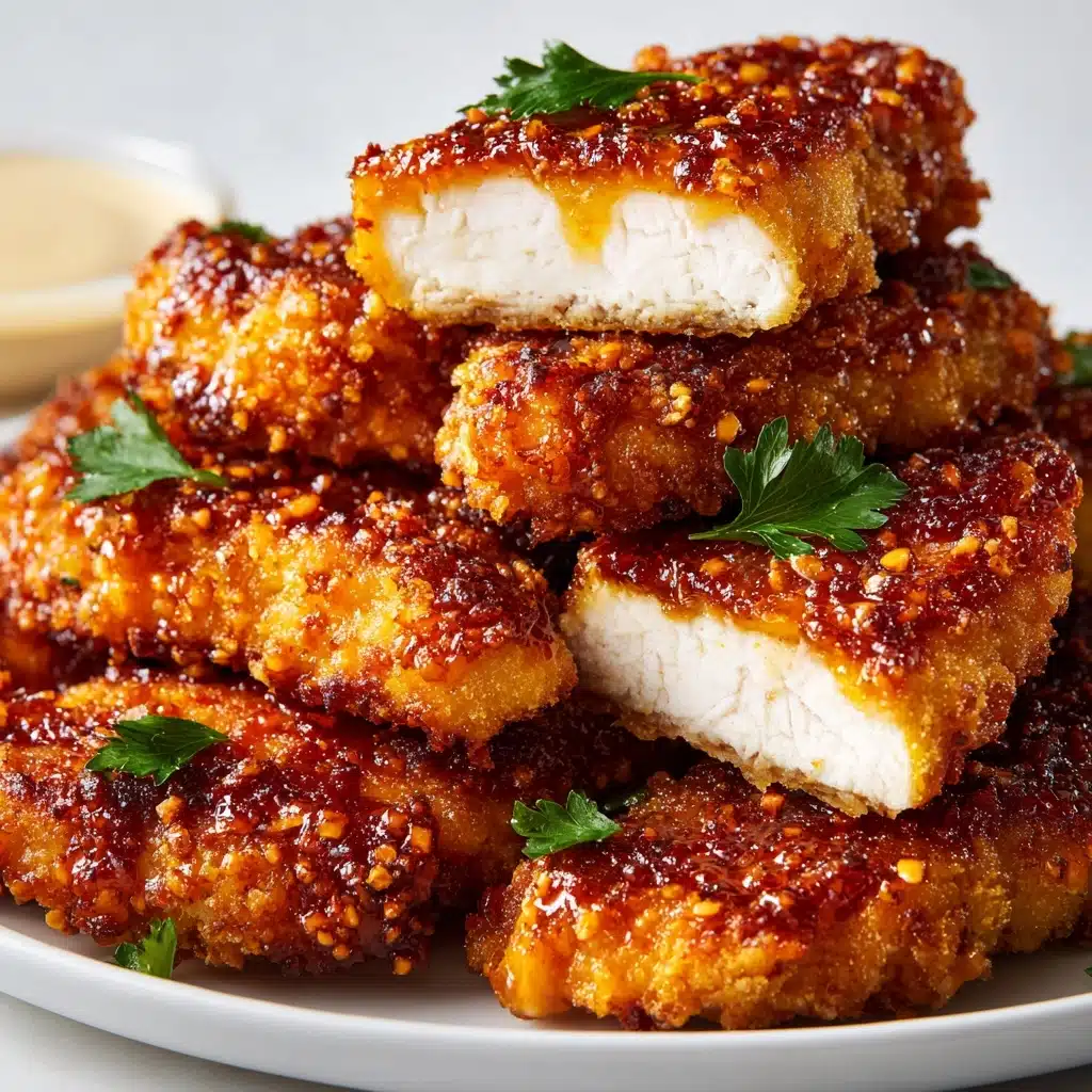 Air Fryer Honey Butter Garlic Chicken Tenders Recipe