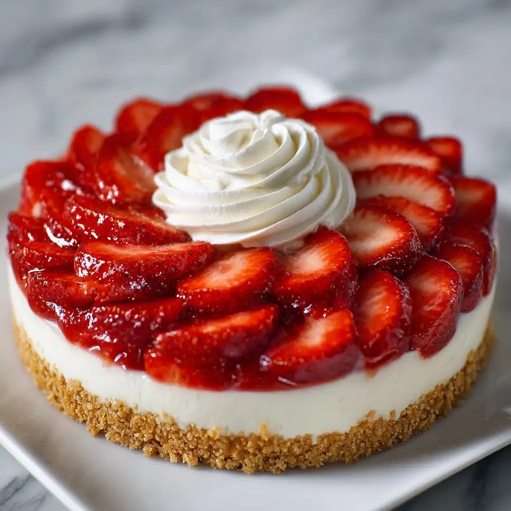 Strawberry Cheesecake Pie Recipe - Recipe Image