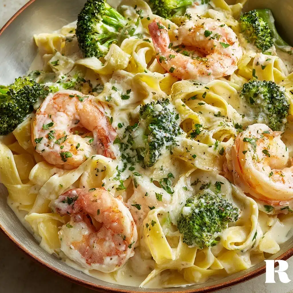 Broccoli Shrimp Alfredo Recipe