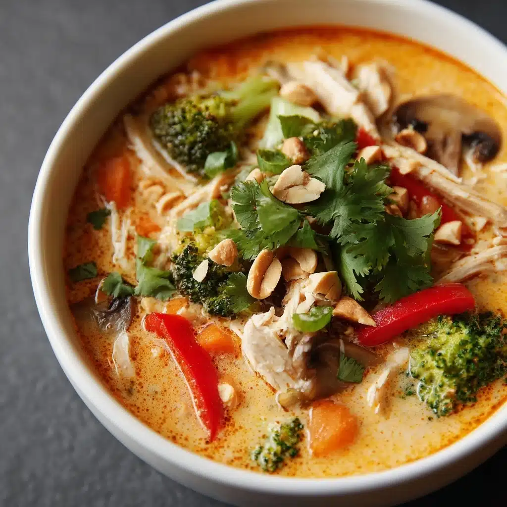 Slow Cooker Thai Coconut Chicken Soup Recipe