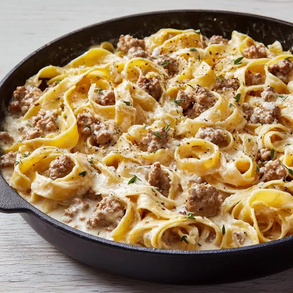 Ground Beef Alfredo Recipe