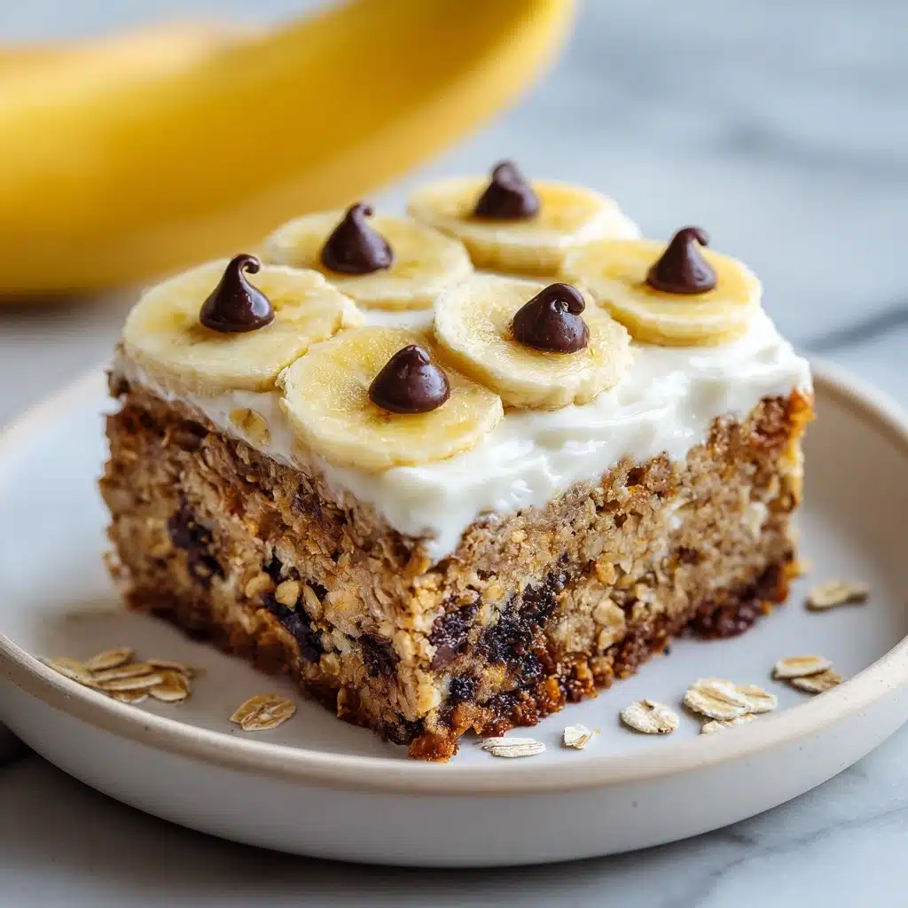 Baked Banana Chocolate Chip Oatmeal Recipe