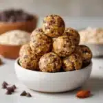 No Bake Chocolate Chip Cookie Balls Recipe