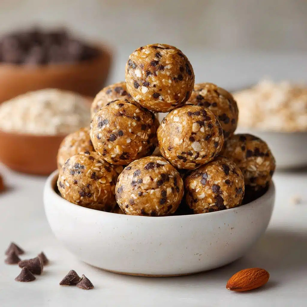 No Bake Chocolate Chip Cookie Balls Recipe