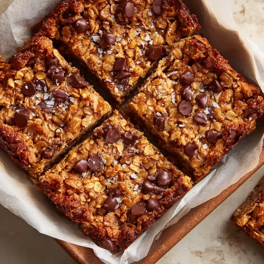 Healthy Chocolate Chip Oatmeal Bars Recipe - Recipe Image