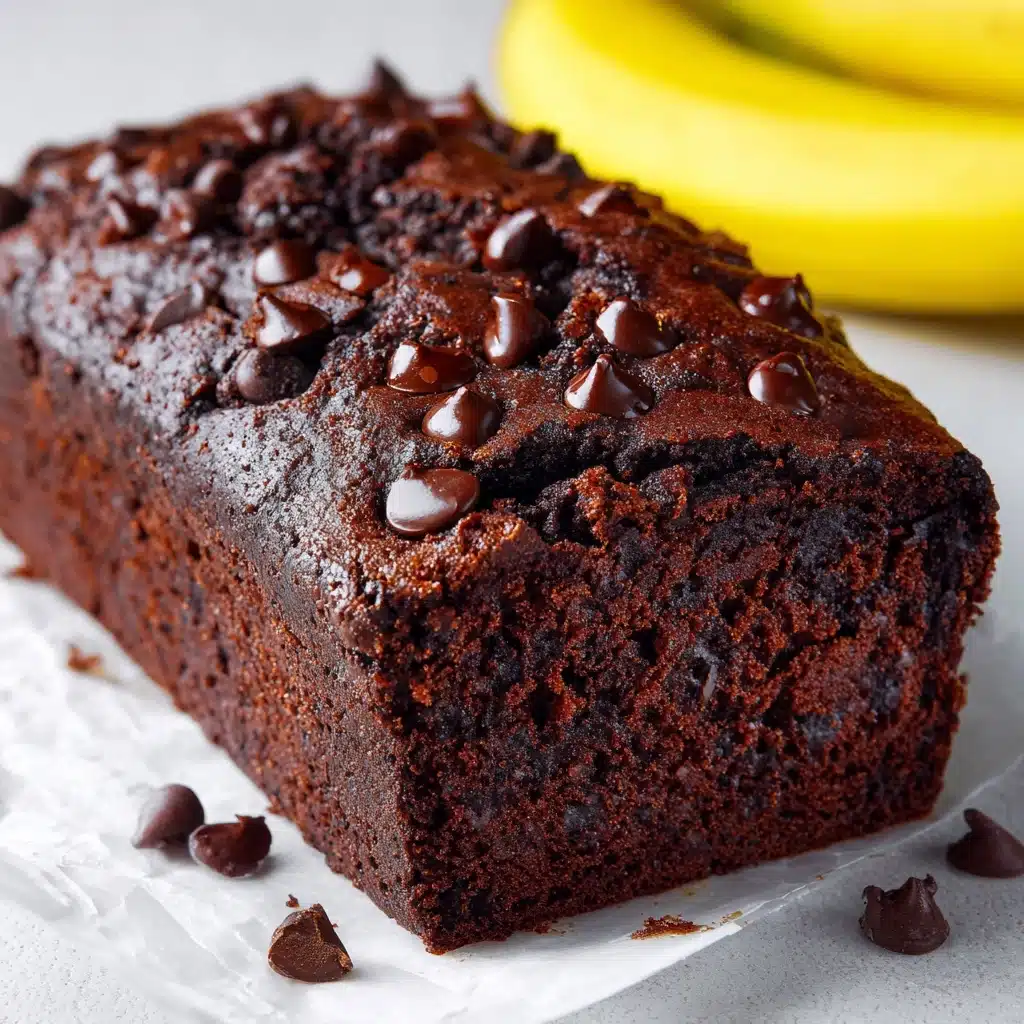 Healthy Chocolate Banana Bread Recipe - Recipe Image