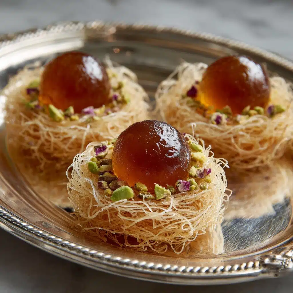 Gulab Jamun in Kunafa Nests Recipe