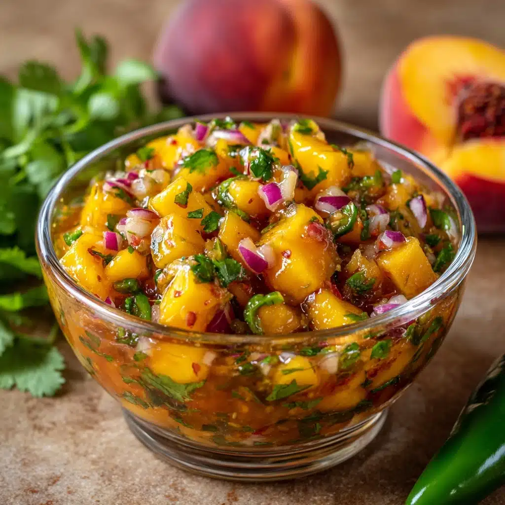 Fresh Peach Salsa Recipe