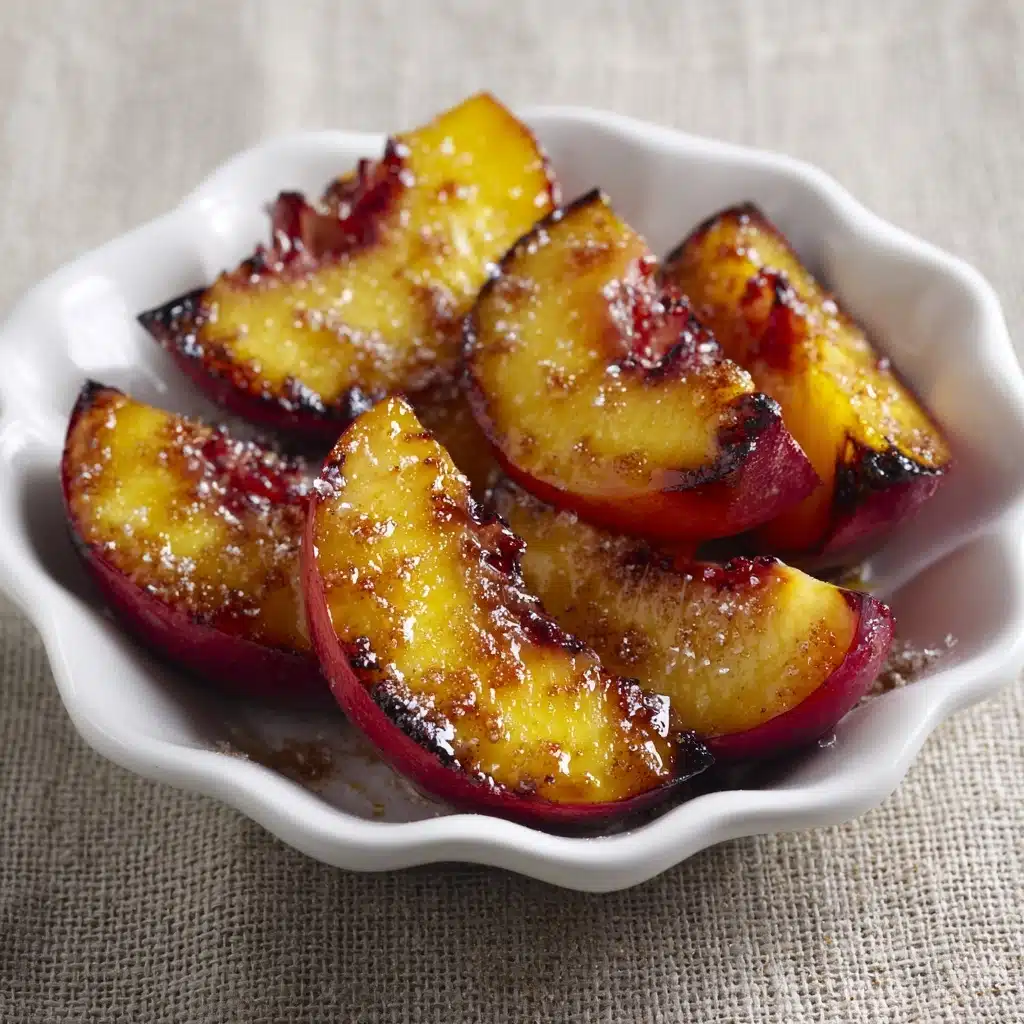 Cinnamon Sugar Baked Peaches Recipe