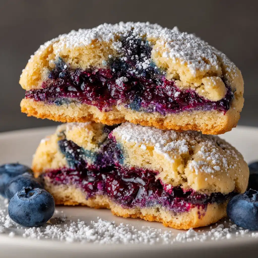 Blueberry Crinkle Cookies Recipe