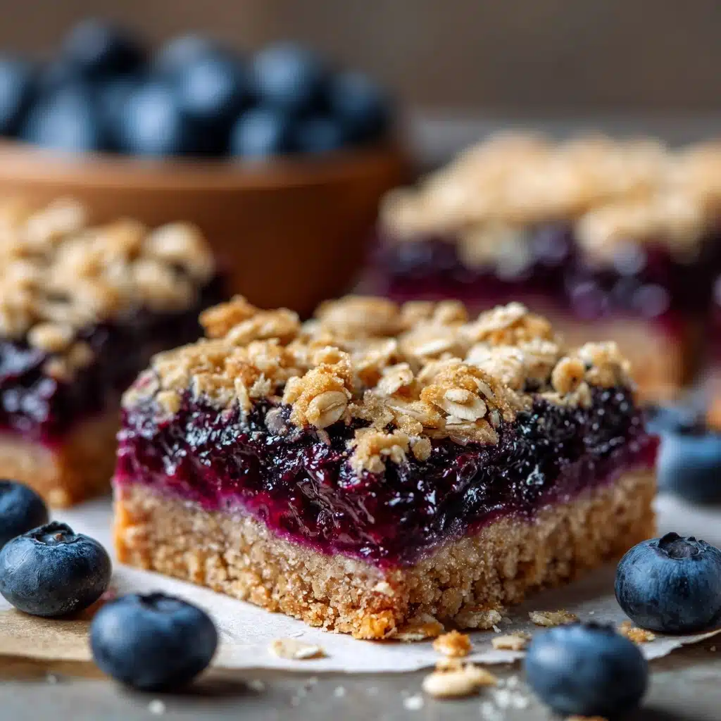 Blueberry Oatmeal Breakfast Bars Recipe