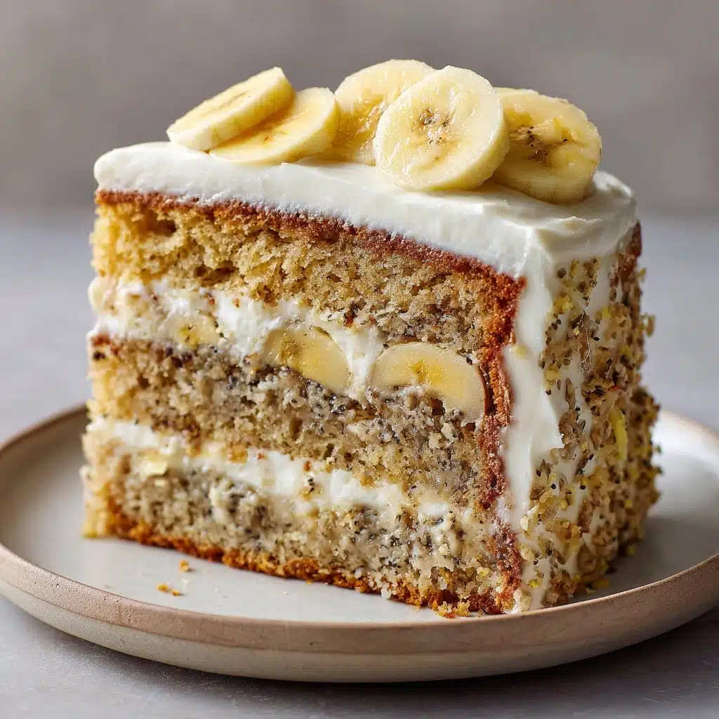 Banana Bread Cake with Cream Cheese Frosting Recipe