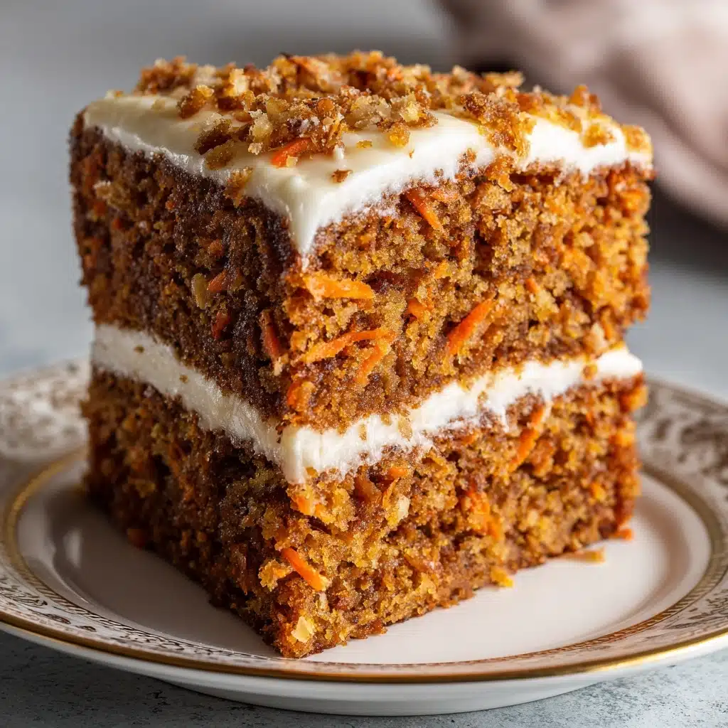 Easy Flourless Oatmeal Carrot Cake Recipe - Recipe Image