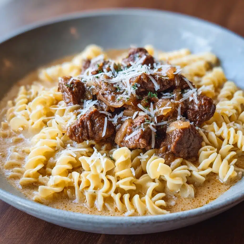 French Onion Beef and Noodles Recipe - Recipe Image