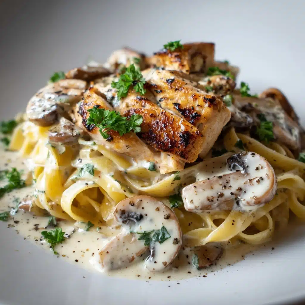 Creamy Chicken and Mushroom Pasta Recipe
