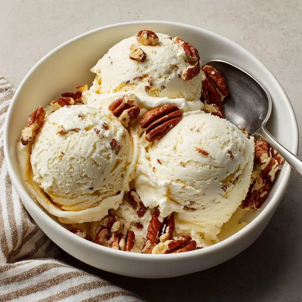 Homemade Butter Pecan Ice Cream Recipe