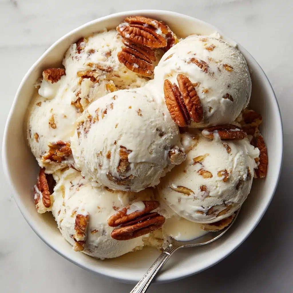 Homemade Butter Pecan Ice Cream Recipe - Recipe Image