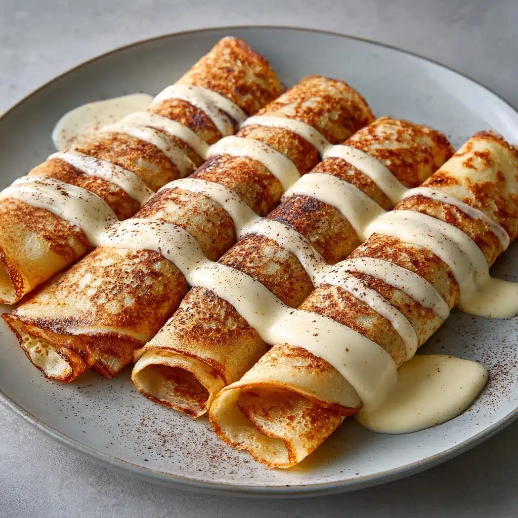 Cinnamon Roll Protein Crepes Recipe - Recipe Image