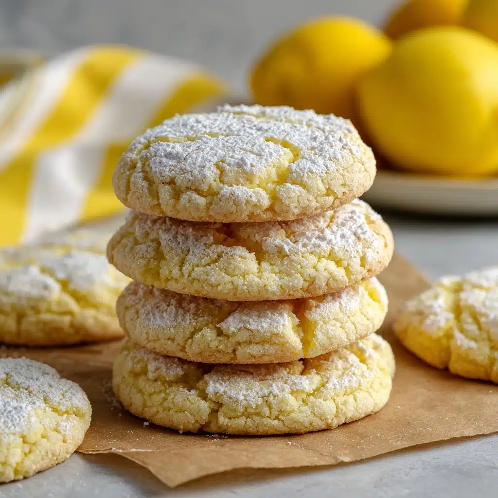 Lemon Cookies From Cake Mix Recipe - Recipe Image