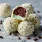 Mint Chocolate Chip Snowball Cookies Recipe