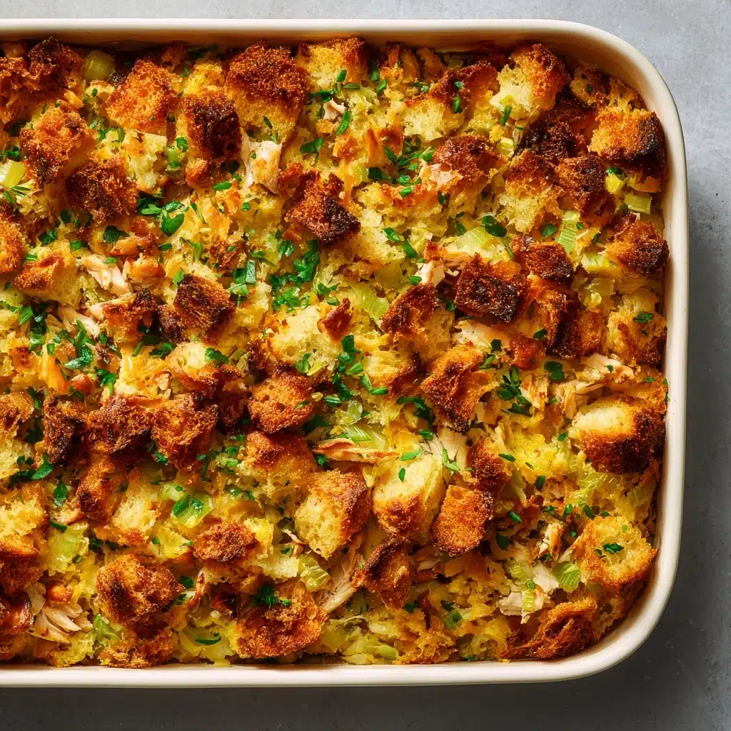 Rotisserie Chicken and Stuffing Casserole Recipe - Recipe Image
