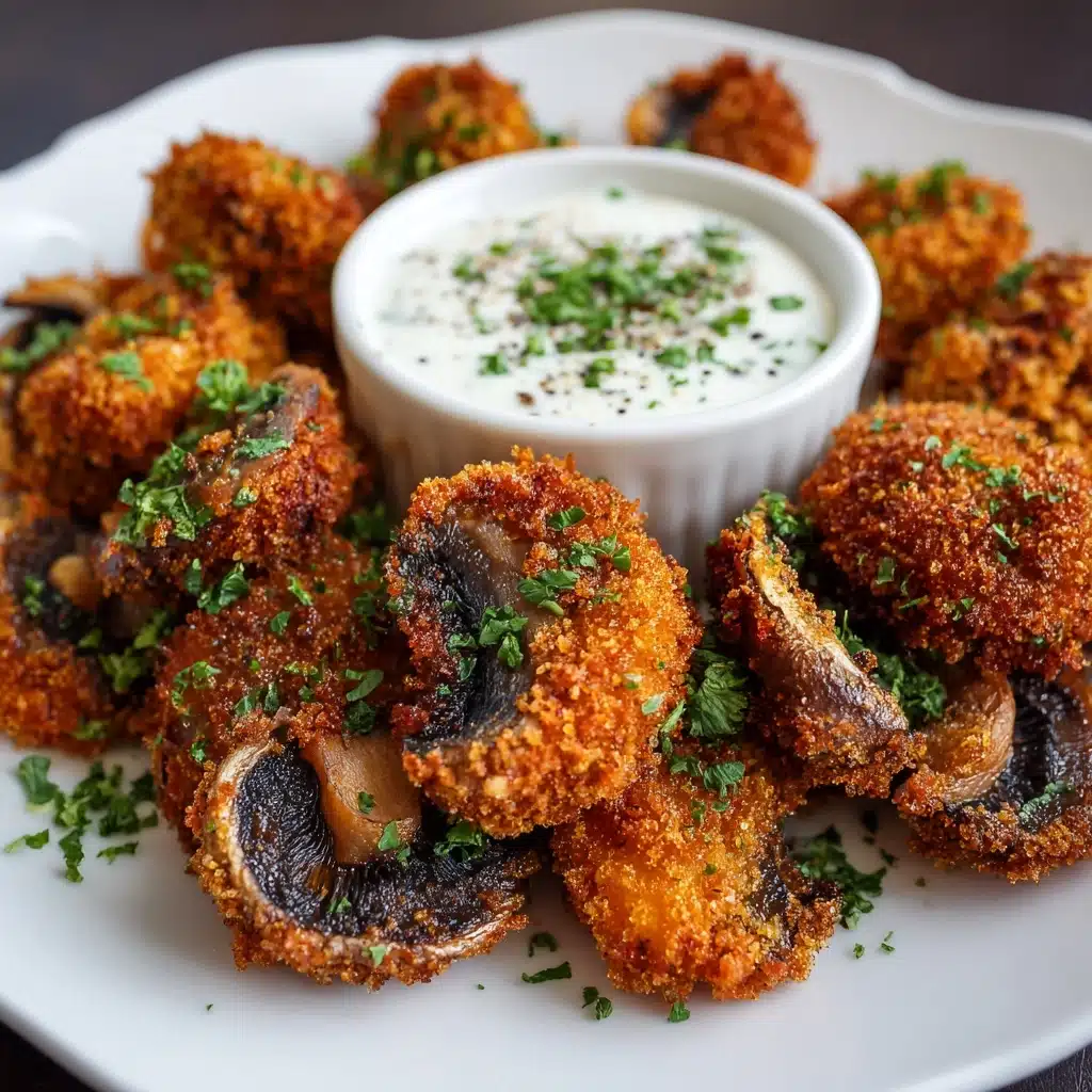Fried Sliced Mushrooms with Ranch Recipe