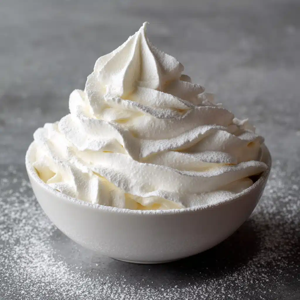 Homemade Whipped Cream Recipe