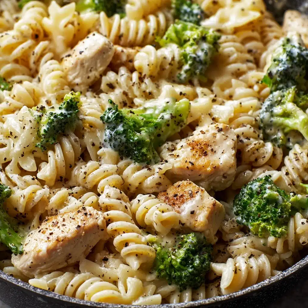 Cheesy Garlic Chicken and Broccoli Pasta Recipe