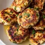 Mediterranean Chicken Patties Recipe