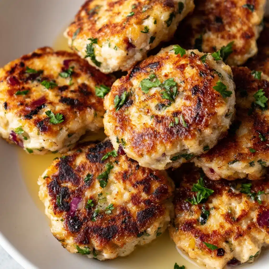 Mediterranean Chicken Patties Recipe