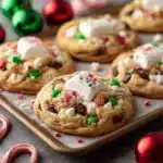 Cake Mix Chocolate Chip Santa Cookies Recipe