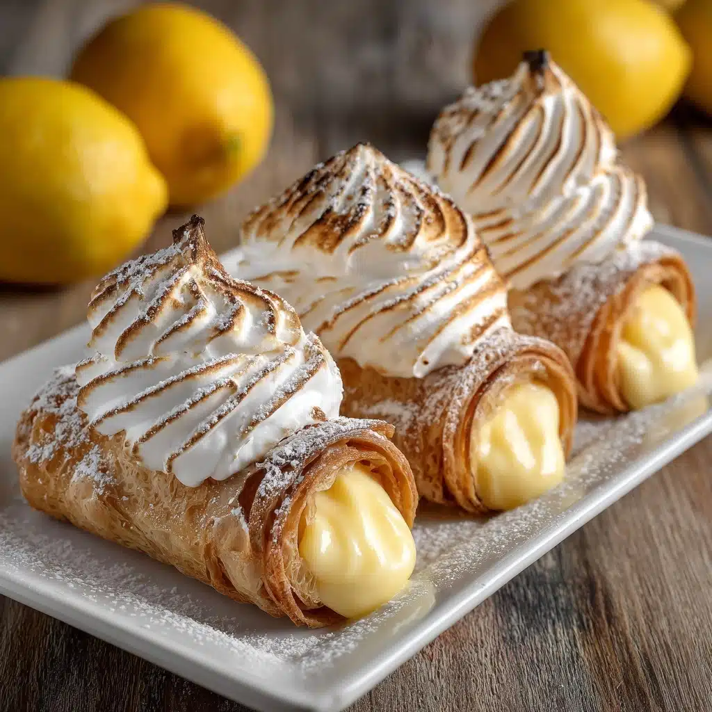 Lemon Meringue Pie Cannoli Recipe
