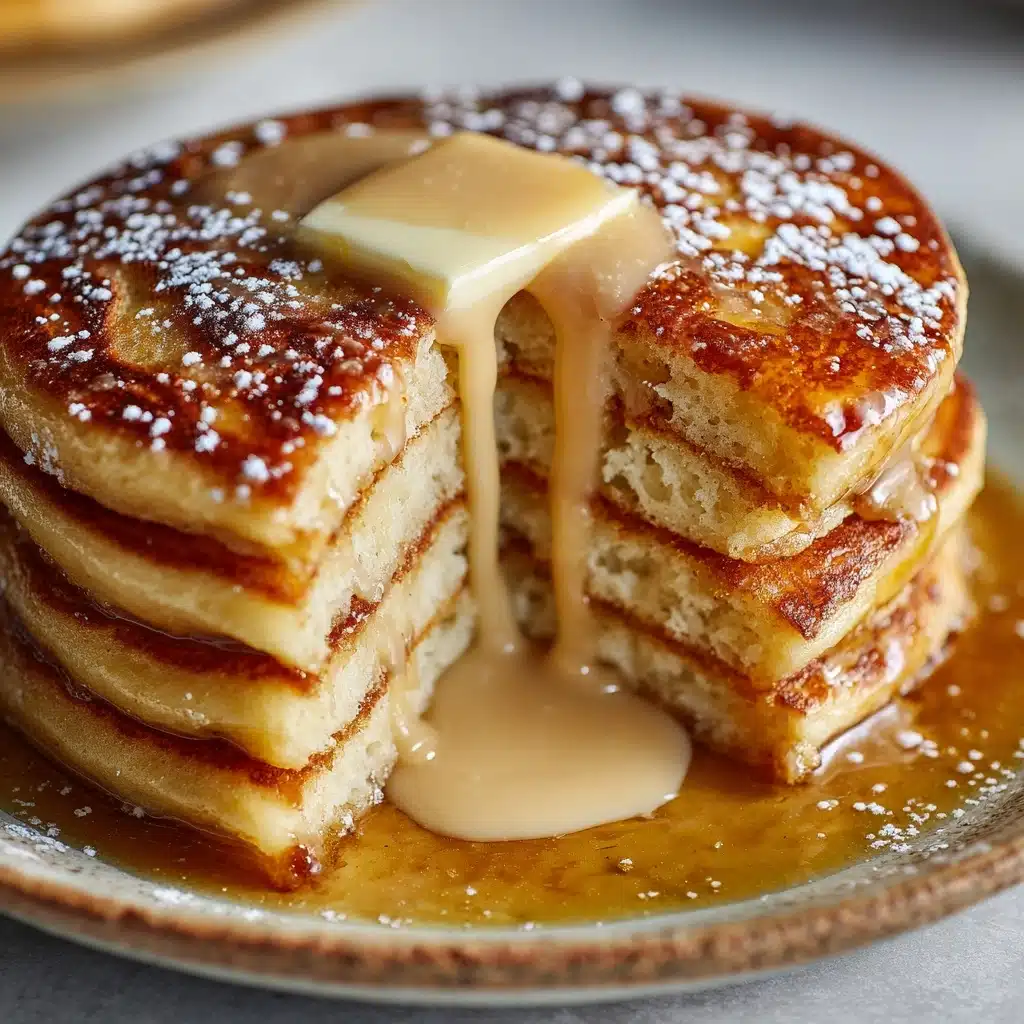 Cinnamon Roll Stuffed Pancakes Recipe - Recipe Image