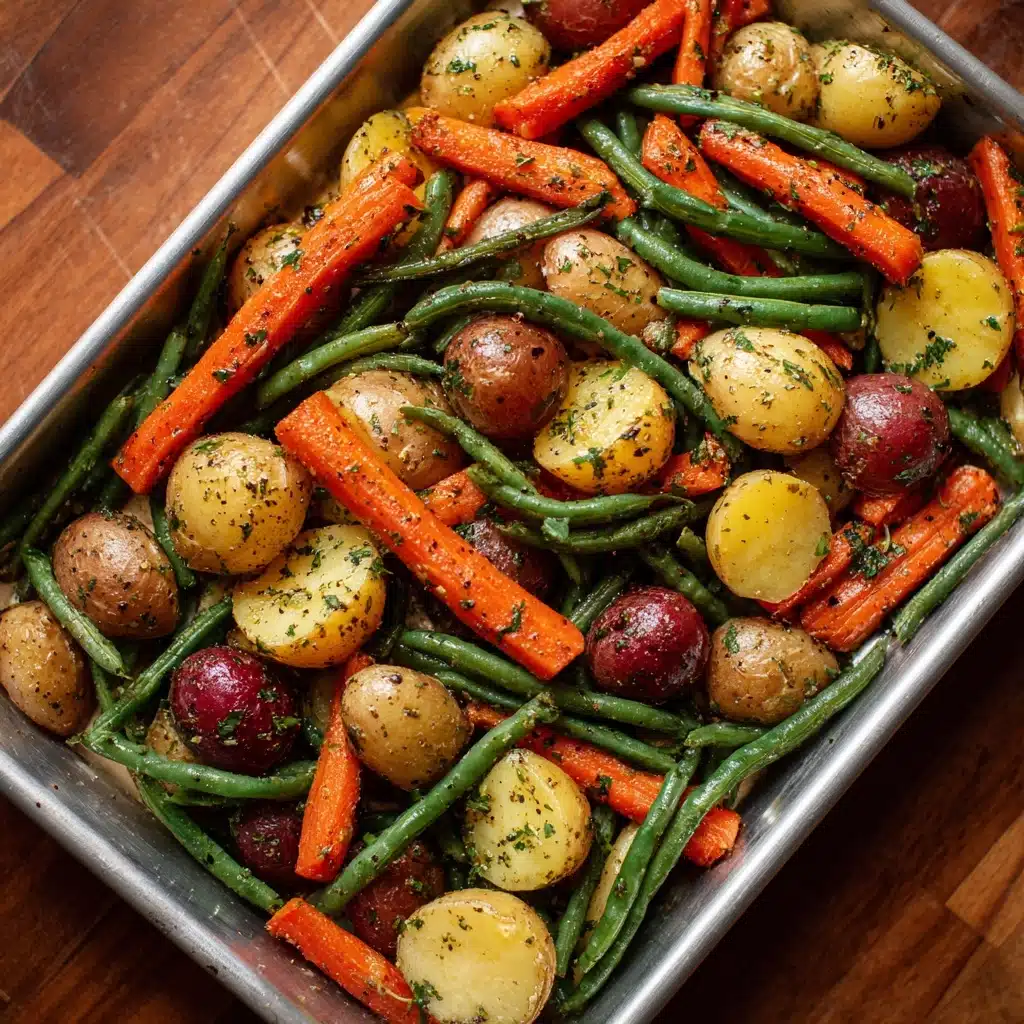 Garlic Herb Roasted Veggies Recipe - Recipe Image