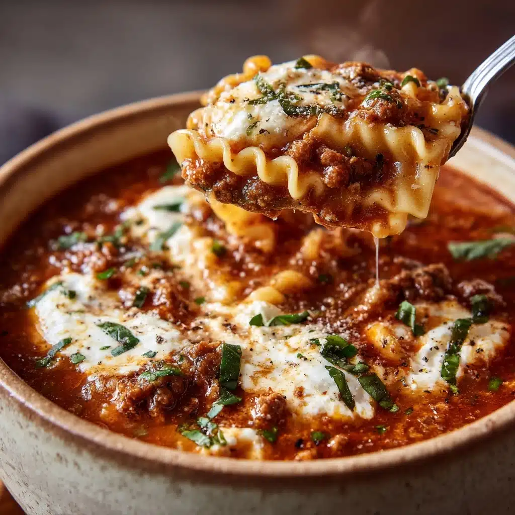 Slow Cooker Lasagna Soup Recipe