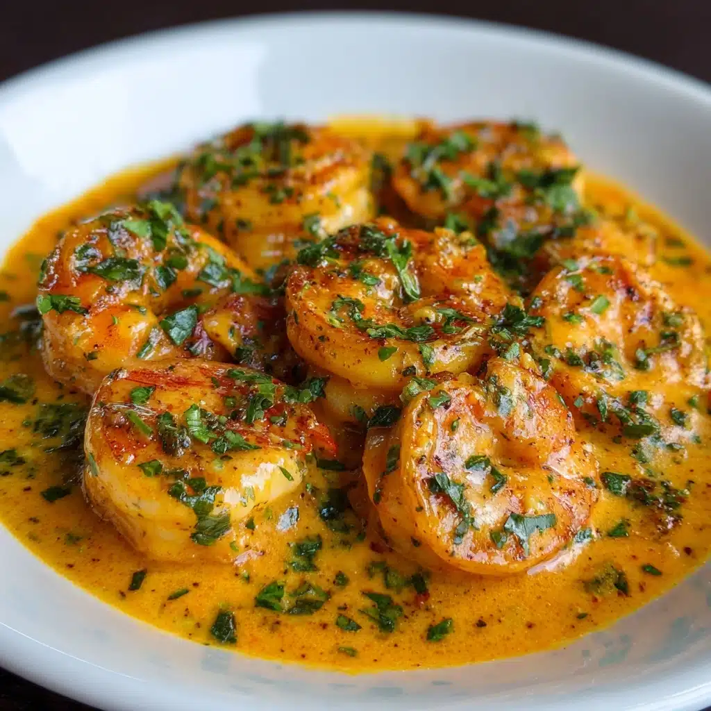 Succulent Shrimp in Creamy Garlic-Paprika Sauce Recipe - Recipe Image