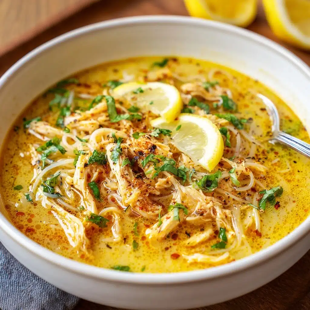 Avgolemono (Greek Egg and Lemon Soup) Recipe - Recipe Image