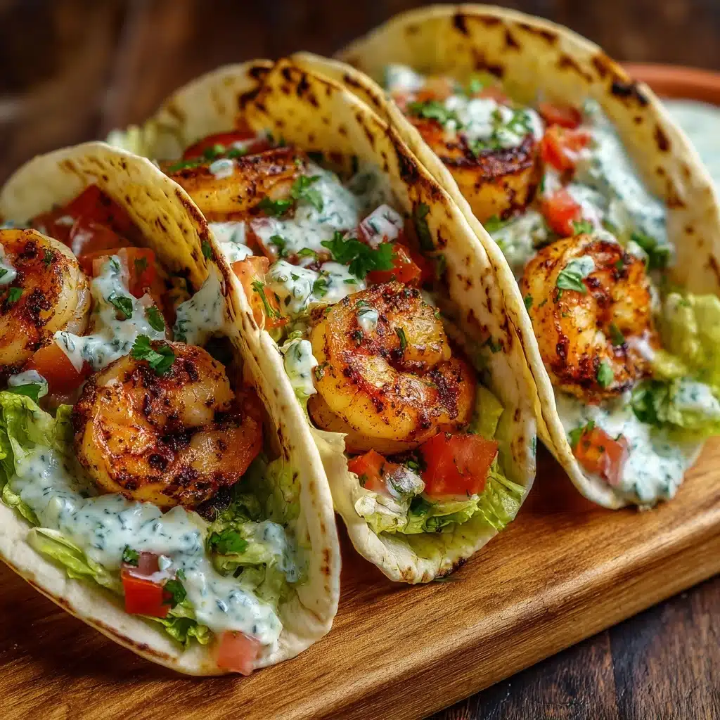 Grilled Shrimp Caesar Wraps Recipe